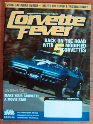 CORVETTE FEVER 2005 NOV - RAT ROADSTERS, CALENDAR